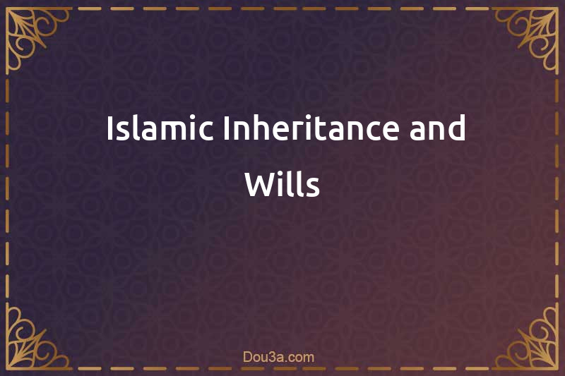  Islamic Inheritance and Wills