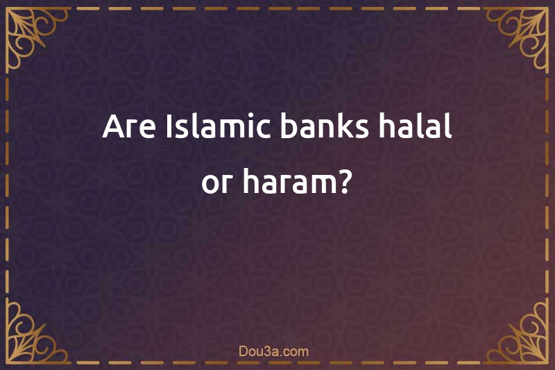 Are Islamic banks halal or haram?