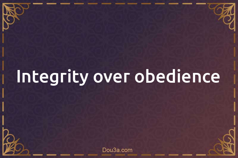 the obedience in islam