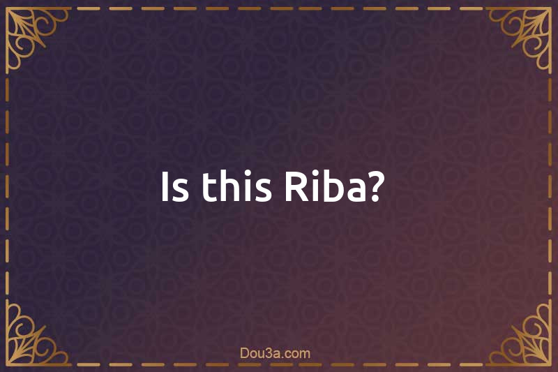 Is this Riba? 