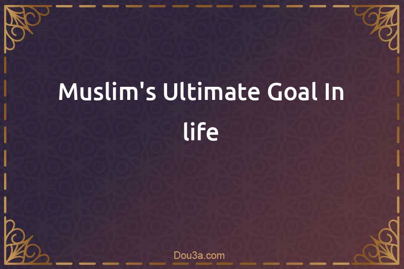 Muslim's Ultimate Goal In life
