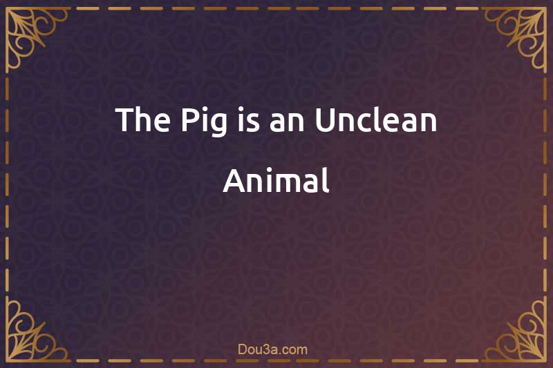 The Pig is an Unclean Animal