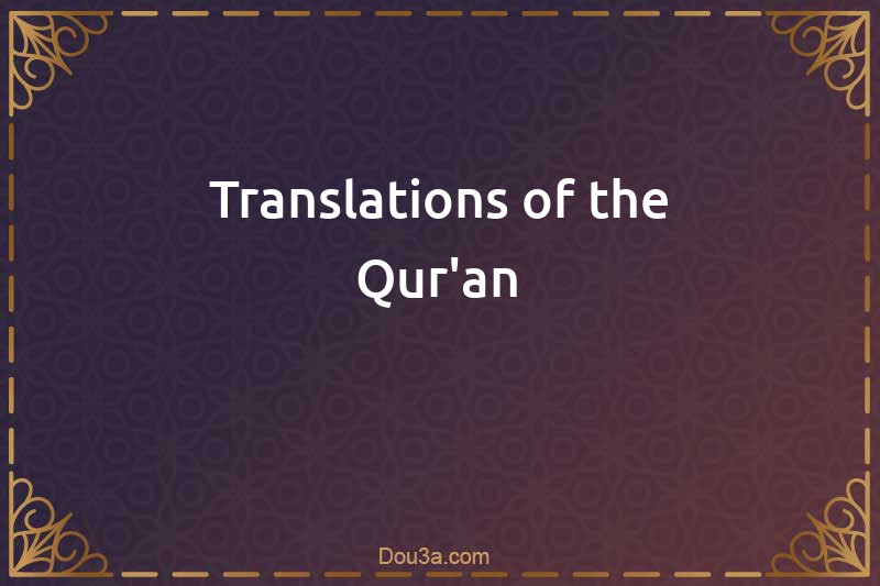 Translations of the Qur'an
